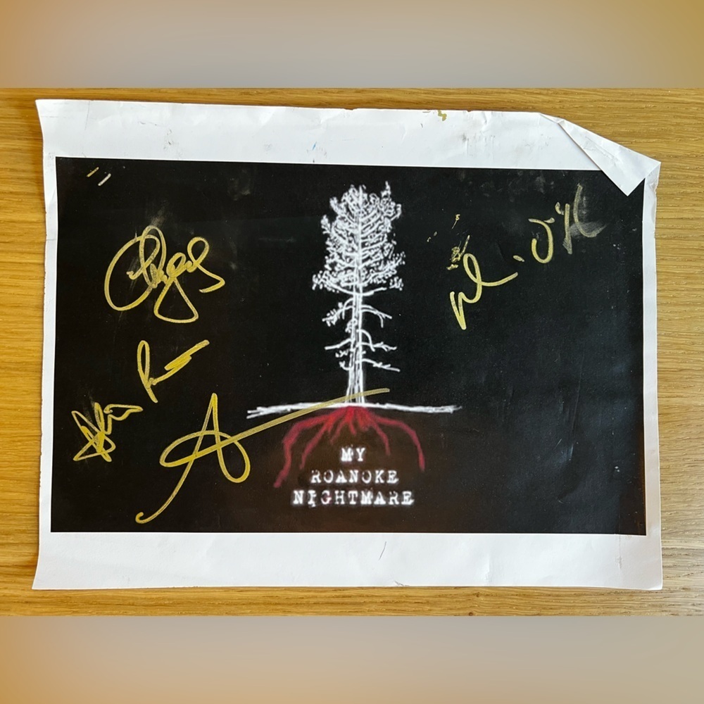 🌕 American Horror Story: Roanoke Signed Print AHS “My Roanoke Nightmare” Poster